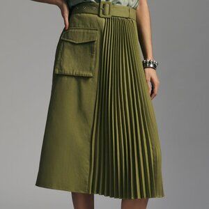 Mare Mare x Anthropologie Pleated Cargo Skirt